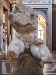 Fig. 3) Belvedere torso, c. 1st century B.C.