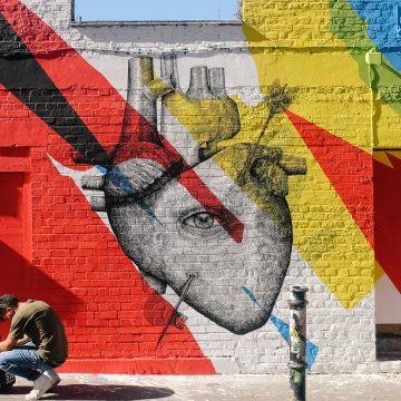 heart graffiti image