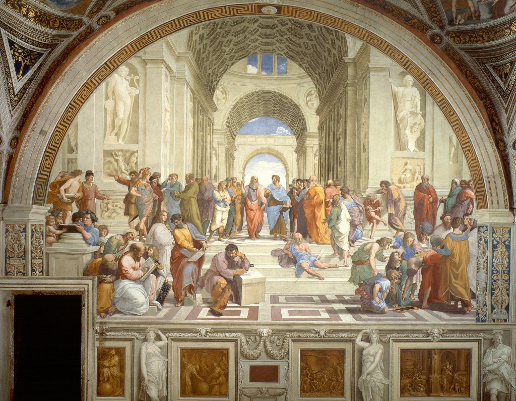 The School of Athens image
