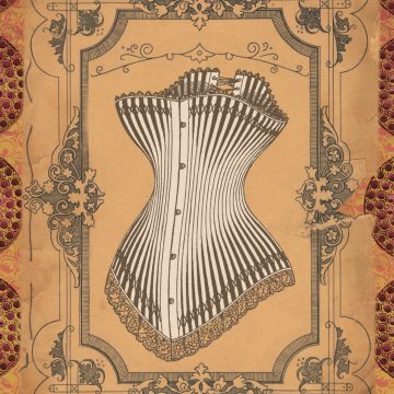 decorative image of corset