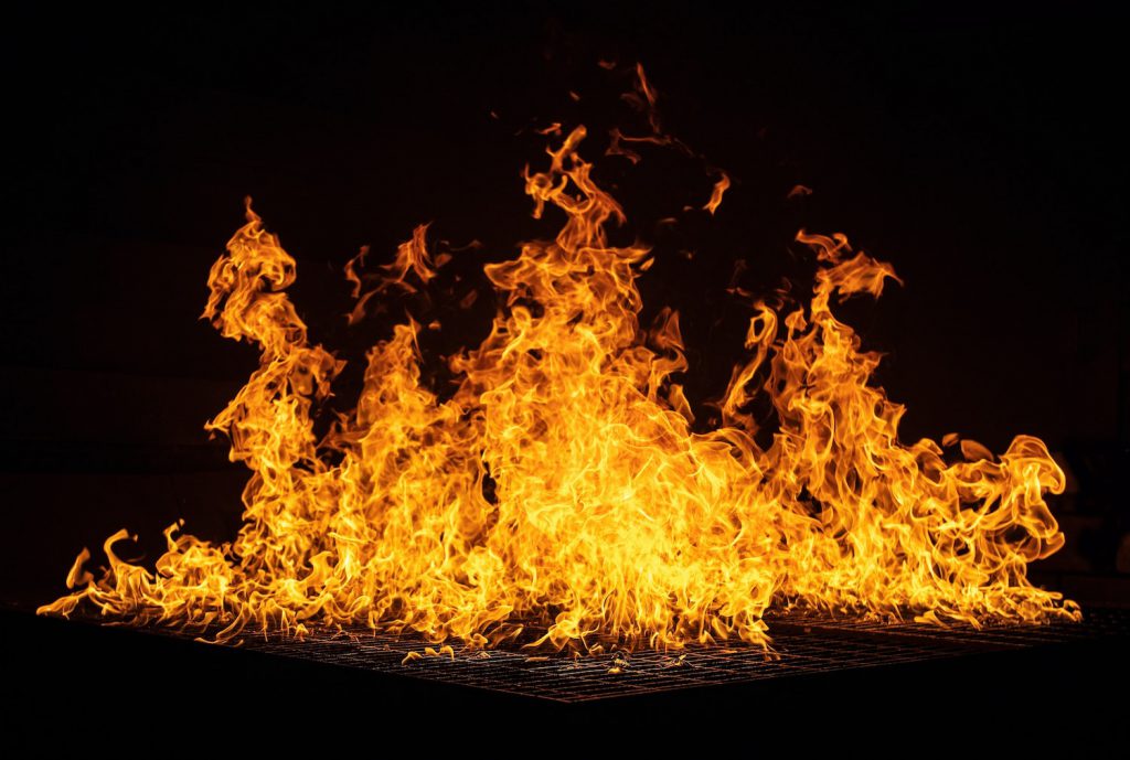 decorative image: fire