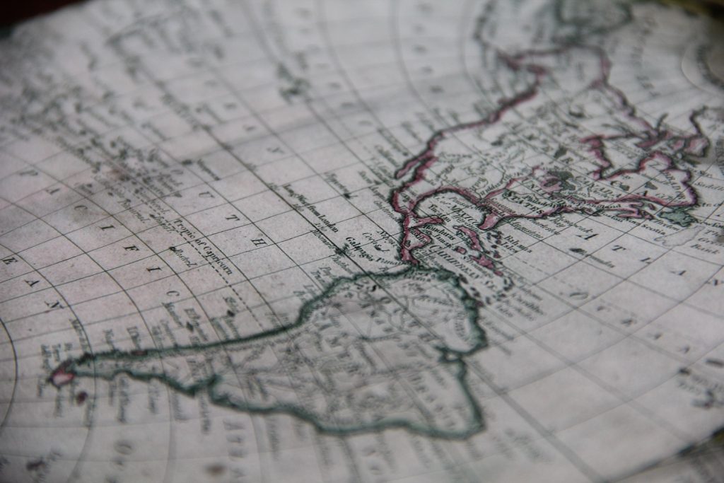 map of Americas