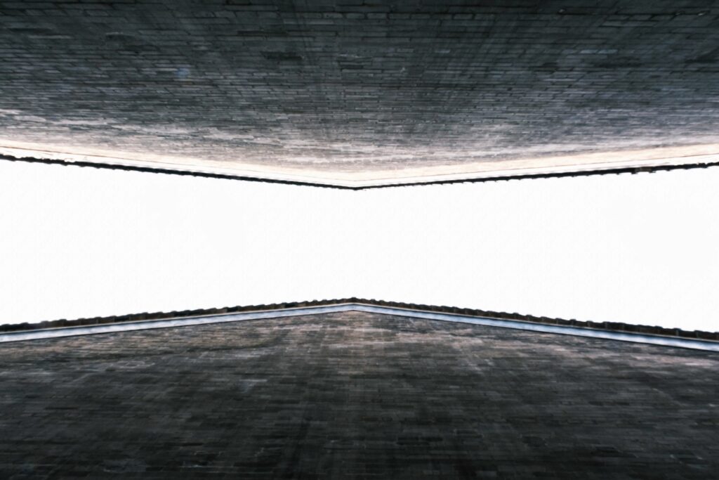 gap between buildings